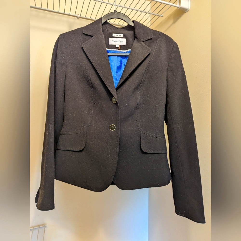 Calvin Klein Women's Black Blazer